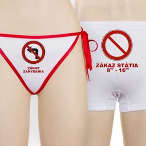 Spodné vtipné sexi prádlo